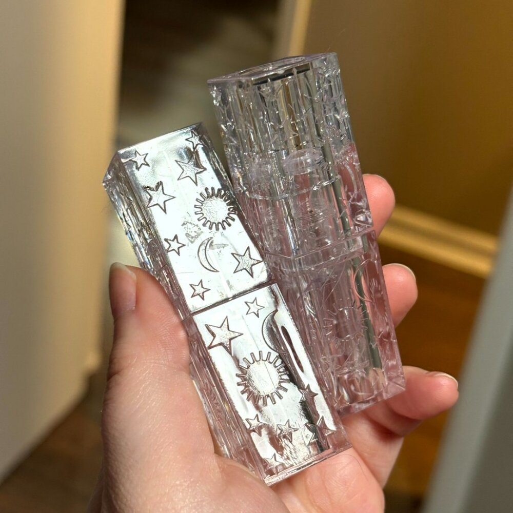 Cute Magical witchy clear empty lipstick tubes